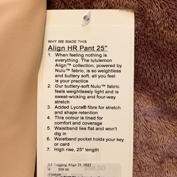 Lululemon Align HR 25” - Picture 2 of 4